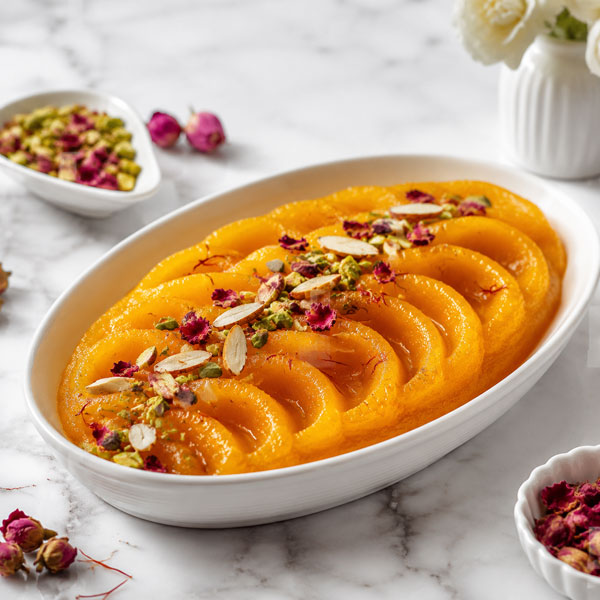 طرز تهیه حلوا زعفرانی