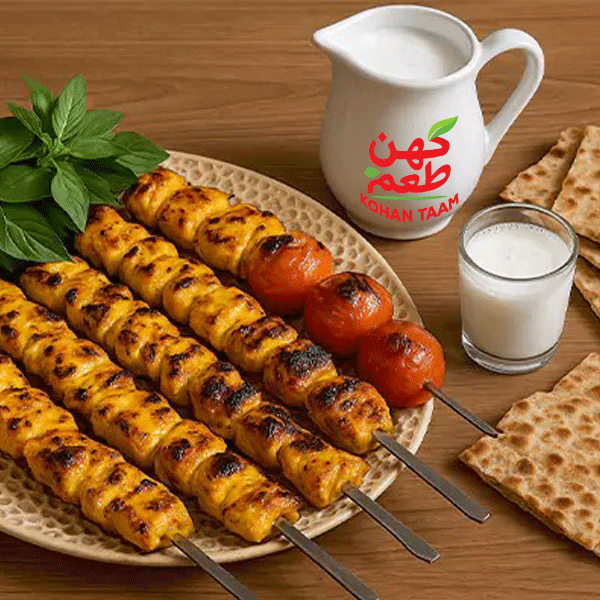 جوجه-کباب-زعفرانی