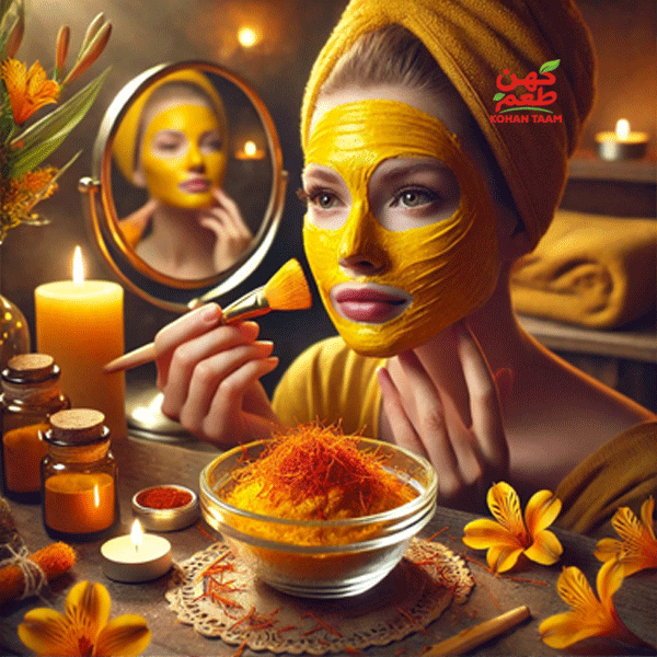 ماسک-زعفران-و-عسل