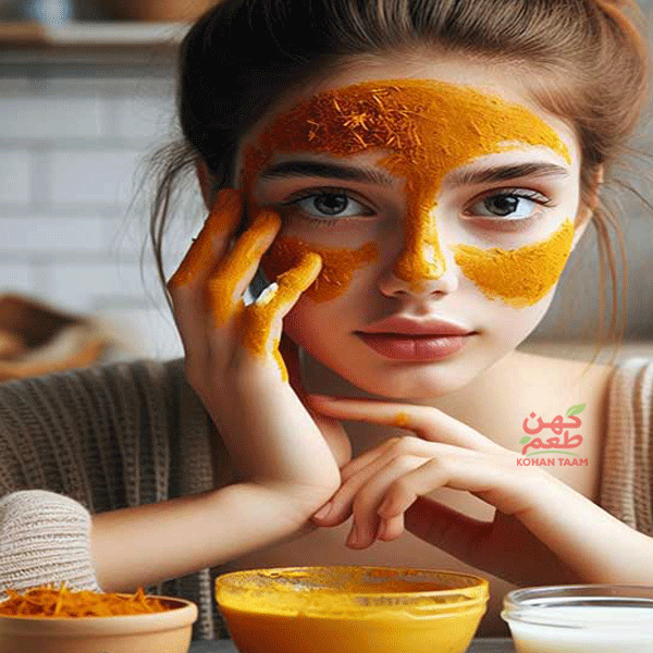 ماسک زعفران و عسل برای رفع لک‌های صورت