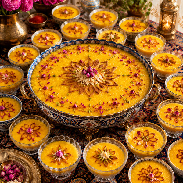طرز تهیه شله زرد مجلسی