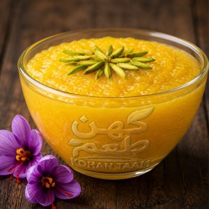 فرنی زعفرانی