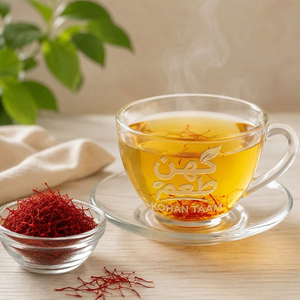 دم کردن زعفران