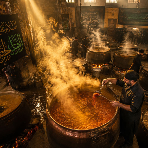 عطر زعفران در قیمه نذری