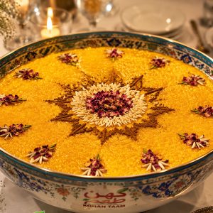 طرز تهیه حلوا زعفرانی