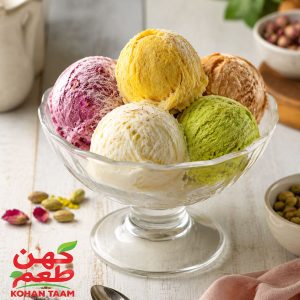 بستنی سنتی زعفرانی