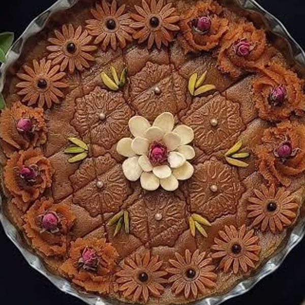طرز تهیه حلوا زعفرانی
