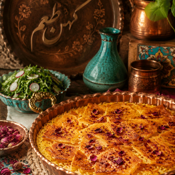 ته دیگ نان لواش
