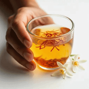 دمنوش زعفران و بهارنارنج