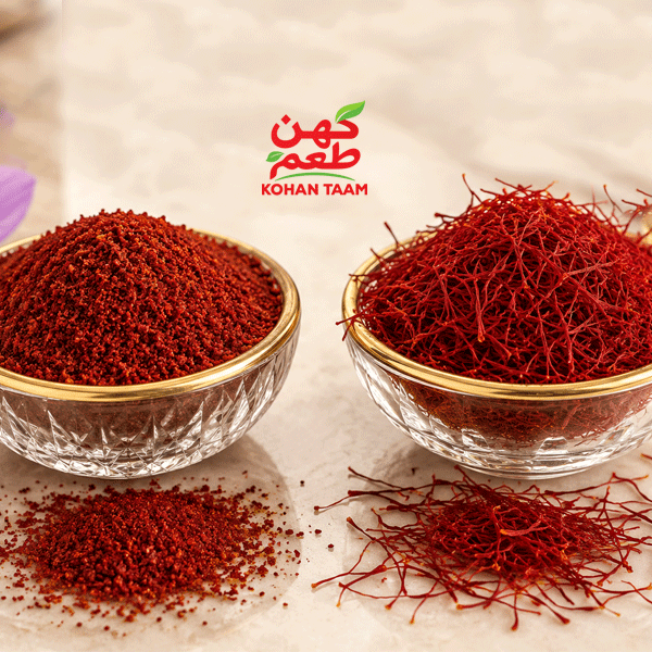 زعفران شکسته و معمولی