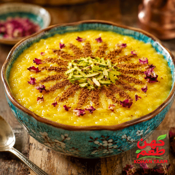 طرز تهیه شیر برنج زعفرانی مجلسی؛ مقوی، لطیف و خوشمزه