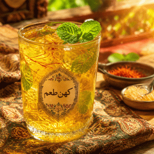 طرز تهیه شربت سکنجبین زعفرانی