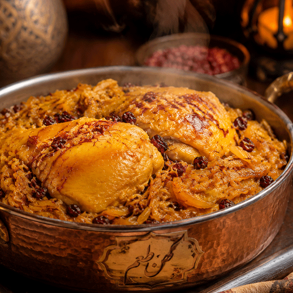 طرز تهیه مرغ زعفرانی