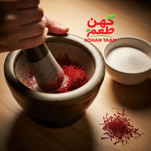 بهترین هاون برای زعفران