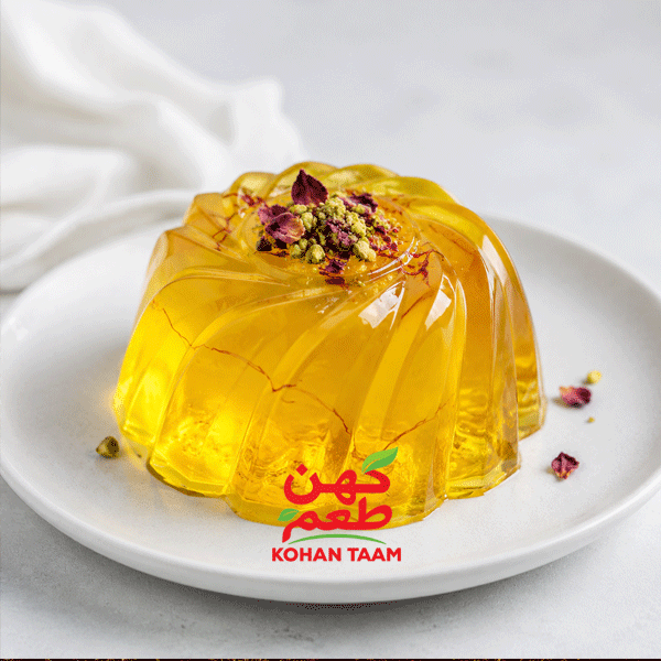 طرز تهیه ژله زعفرانی شیک و مجلسی برای مهمانی‌ها