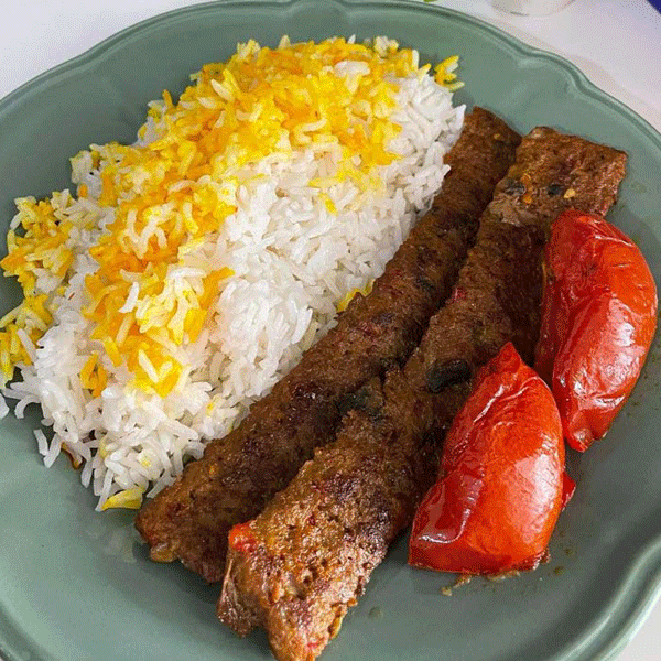 کباب تابه‌ای زعفرانی