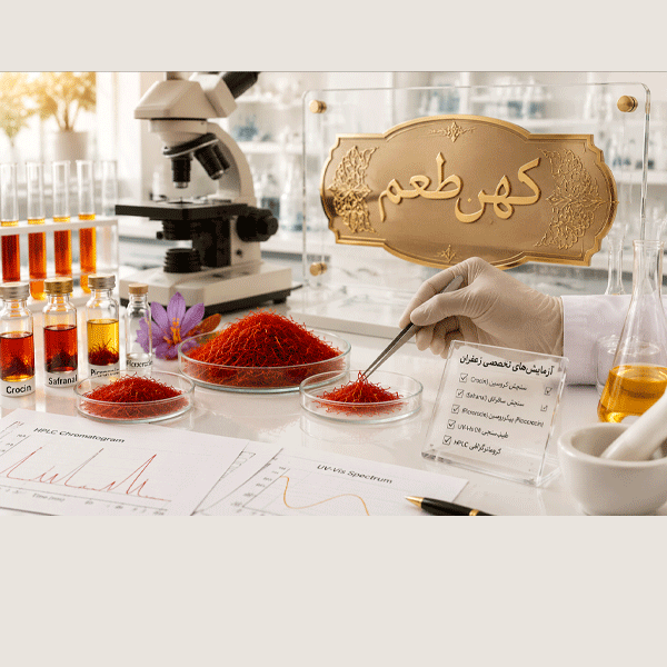 آزمایش‌های تشخیص اصالت زعفران در آزمایشگاه
