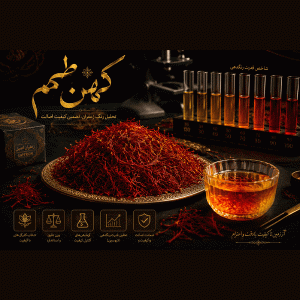 رنگ‌سنجی زعفران